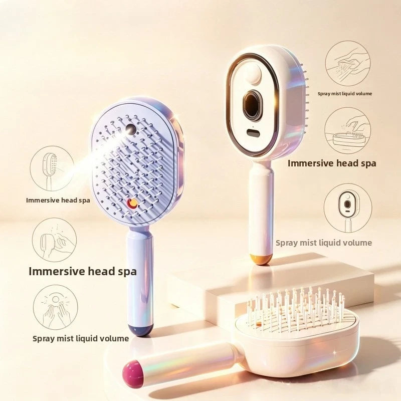 Electric Steam Detangling Hairbrush