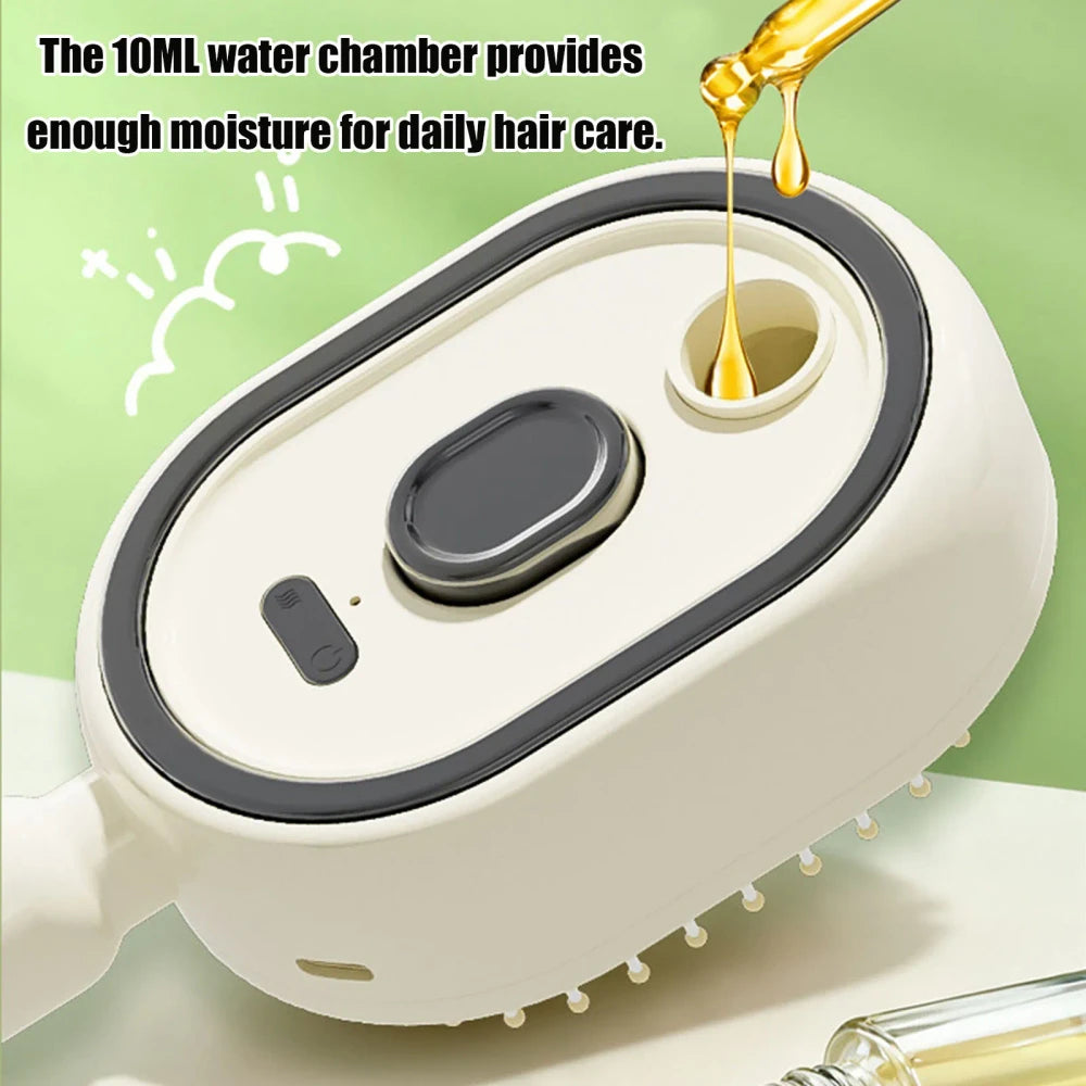 Electric Steam Detangling Hairbrush