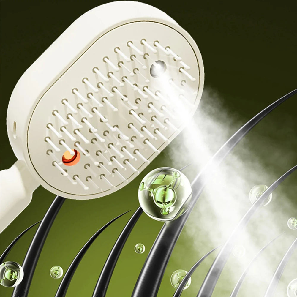 Electric Steam Detangling Hairbrush