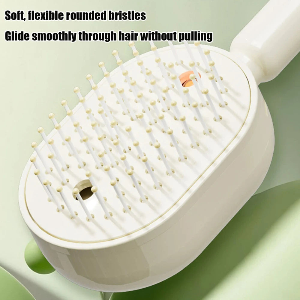 Electric Steam Detangling Hairbrush